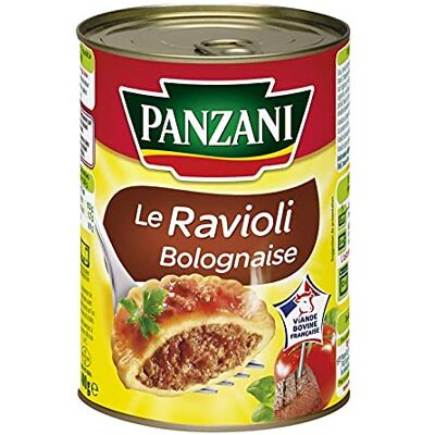 PANZANI Ravioli Bolognaise La Boîte De 400G ( Lot De 4 ) - Publicité PANZANI Ravioli Bolognaise La Boîte De 400G ( Lot De 4 ) - Publicité