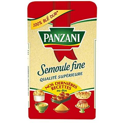 PANZANI Semoule fine le paquet de 500 g - Publicité PANZANI Semoule fine le paquet de 500 g - Publicité