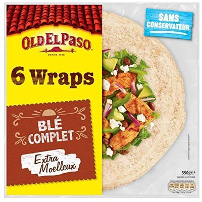 Benedicta OLD EL PASO Wraps Blé Complet 350G Lot De 4 livraison offerte - Publicité Benedicta OLD EL PASO Wraps Blé Complet 350G Lot De 4 livraison offerte - Publicité