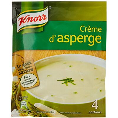 Knorr Soupe Crème D'Asperges 70g Pour 4 Personnes - Publicité Knorr Soupe Crème D'Asperges 70g Pour 4 Personnes - Publicité