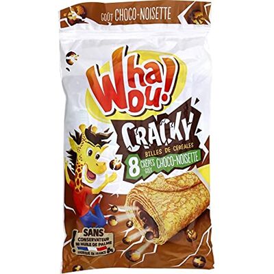 genéric WHAOU! crêpes cracky chocolat et céréales x8 256g Trois Articles - Publicité genéric WHAOU! crêpes cracky chocolat et céréales x8 256g Trois Articles - Publicité