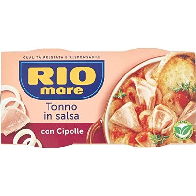 Rio Thon prêt à l'emploi oignons légumes 2 x 160g nourriture instantanée - Publicité Rio Thon prêt à l'emploi oignons légumes 2 x 160g nourriture instantanée - Publicité