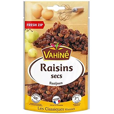 Vahiné Raisins Secs Les Classiques Fresh Zip 125g (lot de 3 - Publicité Vahiné Raisins Secs Les Classiques Fresh Zip 125g (lot de 3 - Publicité