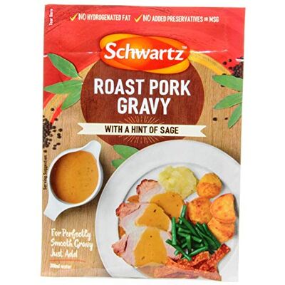 Schwartz Gamme Sauce Paquet (rôti de porc et sauge Sauce 3 x 25 g) - Publicité Schwartz Gamme Sauce Paquet (rôti de porc et sauge Sauce 3 x 25 g) - Publicité