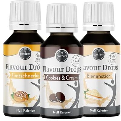 borchers Flavour Drops Pack de prélèvement "Backstube" 0 calories Pour la cuisson et la cuisson 30 ml - Publicité borchers Flavour Drops Pack de prélèvement "Backstube" 0 calories Pour la cuisson et la cuisson 30 ml - Publicité