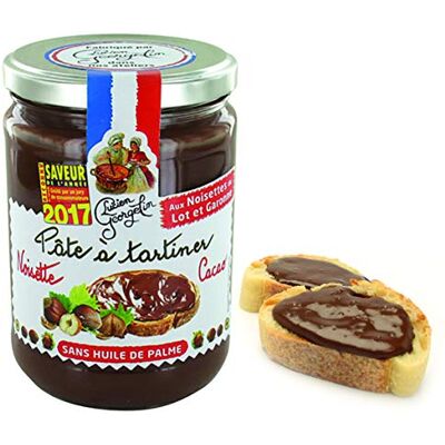 LUCIEN GEORGELIN Pâte à Tartiner Noisette & Cacao 600 g - Publicité LUCIEN GEORGELIN Pâte à Tartiner Noisette & Cacao 600 g - Publicité