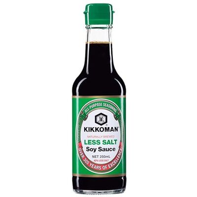 Kikkoman Moins de Sel 250 ml de Sauce de Soja - Publicité Kikkoman Moins de Sel 250 ml de Sauce de Soja - Publicité