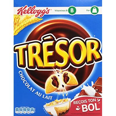 Kellogg's Céréales Trésor Choco au Lait 400 g - Publicité Kellogg's Céréales Trésor Choco au Lait 400 g - Publicité