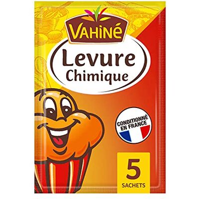 Vahiné Levure chimique,5 x 11 g - Publicité Vahiné Levure chimique,5 x 11 g - Publicité
