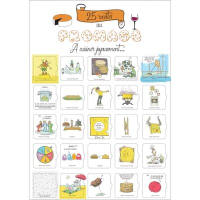 Calendrier Evenement Calendrier de l’Avent Fromage 25 Recettes Gourmandes & Humoristiques à cuisiner Format A3 avec Chevalet Idée Cadeau Originale pour Amateurs de Fromage - Publicité Calendrier Evenement Calendrier de l’Avent Fromage 25 Recettes Gourmandes & Humoristiques à cuisiner Format A3 avec Chevalet Idée Cadeau Originale pour Amateurs de Fromage - Publicité