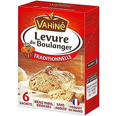 Vahiné Levure Du Boulanger Classique Idéale Pain et Brioches 6 sachets de 8g - Publicité Vahiné Levure Du Boulanger Classique Idéale Pain et Brioches 6 sachets de 8g - Publicité