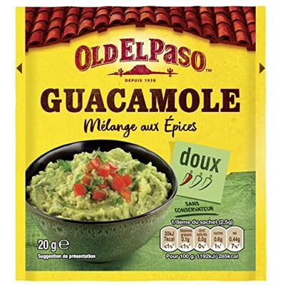 AUCHAN Lot de 3 unités *** OLD EL PASO Mélange aux épices pour guacamole doux sans conservateur 20g - Publicité AUCHAN Lot de 3 unités *** OLD EL PASO Mélange aux épices pour guacamole doux sans conservateur 20g - Publicité
