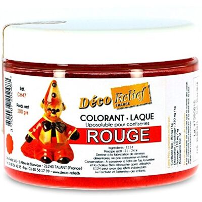 Déco Relief Colorant Alimentaire Rouge 100 g Colorant Liposoluble en Poudre Ingrédient Cuisine & Pâtisserie Pour Crèmes au Beurre, Chocolat, Pâtes d’Amande, Ganaches CH67. Publicité Déco Relief Colorant Alimentaire Rouge 100 g Colorant Liposoluble en Poudre Ingrédient Cuisine & Pâtisserie Pour Crèmes au Beurre, Chocolat, Pâtes d’Amande, Ganaches CH67. Publicité