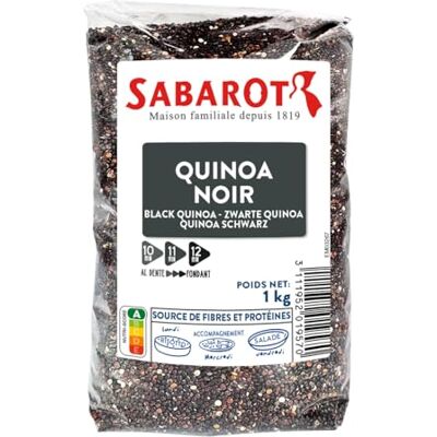 Sabarot Quinoa noir Sachet 1kg - Publicité Sabarot Quinoa noir Sachet 1kg - Publicité