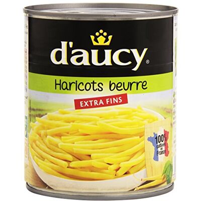 D'Aucy Haricots beurre extra fins 440 g net - Publicité D'Aucy Haricots beurre extra fins 440 g net - Publicité