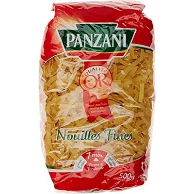 PANZANI Nouilles Fines 500g (lot de 5) - Publicité PANZANI Nouilles Fines 500g (lot de 5) - Publicité