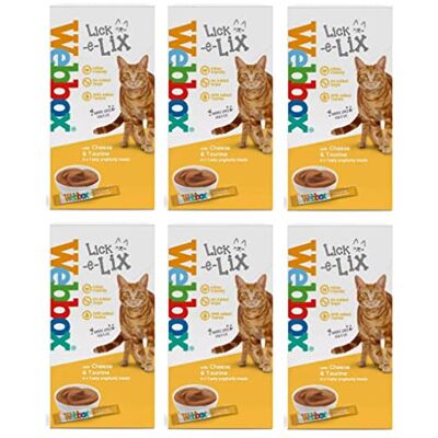 Webbox - Lick-e-Lix Yaourt au Fromage et Taurine - 5 x 15g sachets - Publicité Webbox - Lick-e-Lix Yaourt au Fromage et Taurine - 5 x 15g sachets - Publicité