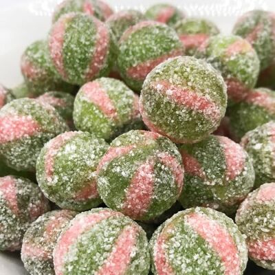 Barnetts Sweets Mega Sour Candy Watermelon Pastèque (227g) - Publicité Barnetts Sweets Mega Sour Candy Watermelon Pastèque (227g) - Publicité