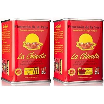 La Chinata Paprika Fumé pack Doux 160g et 160g Piquant - Publicité La Chinata Paprika Fumé pack Doux 160g et 160g Piquant - Publicité