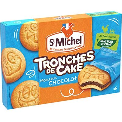 St Michel Tronches De Cake Moelleux Chocolat 175G Lot De 4 Livraison Gratuite - Publicité St Michel Tronches De Cake Moelleux Chocolat 175G Lot De 4 Livraison Gratuite - Publicité