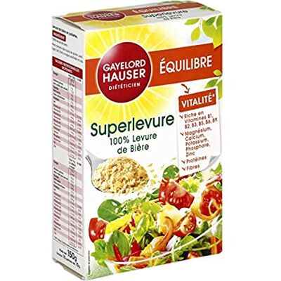GAYELORD HAUSER Superlevure Paillettes Levure de Bière, 150g - Publicité GAYELORD HAUSER Superlevure Paillettes Levure de Bière, 150g - Publicité
