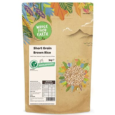 Wholefood Earth Riz Complet Bio à Grains Courts Sans OGM 3 kg - Publicité Wholefood Earth Riz Complet Bio à Grains Courts Sans OGM 3 kg - Publicité