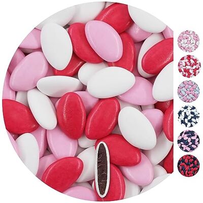 EinsSein 1kg Dragées chocolat mariage Mix blanc-rose clair-rose dragees baptême fille garcon communion aux amandes feter et recevoir fêter de fete couleur pas cher aux bombe tag voir mes etui - Publicité EinsSein 1kg Dragées chocolat mariage Mix blanc-rose clair-rose dragees baptême fille garcon communion aux amandes feter et recevoir fêter de fete couleur pas cher aux bombe tag voir mes etui - Publicité