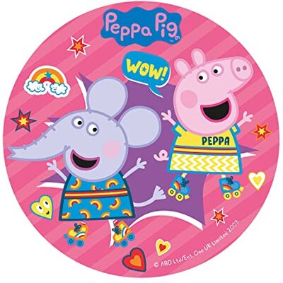 dekora Décoration Comestible pour Gâteau d'Anniversaire pour Enfant Peppa Pig 20 cm - Publicité dekora Décoration Comestible pour Gâteau d'Anniversaire pour Enfant Peppa Pig 20 cm - Publicité