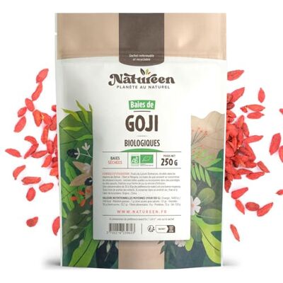 Planète au Naturel Baies de Goji Bio Région Tibétaine 250g - Publicité Planète au Naturel Baies de Goji Bio Région Tibétaine 250g - Publicité