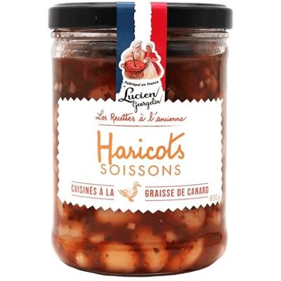 LUCIEN GEORGELIN Haricots Soissons Cuisinés à la Graisse de Canard - Publicité LUCIEN GEORGELIN Haricots Soissons Cuisinés à la Graisse de Canard - Publicité