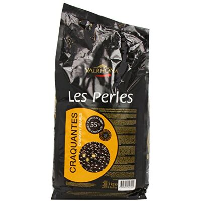 VALRHONA Perles craquantes chocolat noir 3 kg - Publicité VALRHONA Perles craquantes chocolat noir 3 kg - Publicité