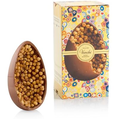 Venchi Œuf en Chocolat, Arôme Chocolat au Lait, aux "Noisettes du Piémont" Entières, avec Surprise, Sans Gluten, 1 kg, Collection Pâques, Idée Cadeau - Publicité Venchi Œuf en Chocolat, Arôme Chocolat au Lait, aux "Noisettes du Piémont" Entières, avec Surprise, Sans Gluten, 1 kg, Collection Pâques, Idée Cadeau - Publicité