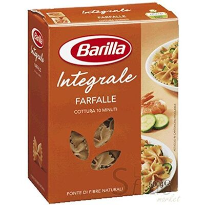 Barilla 5x Pasta Farfalle Integrali Pâtes italiennes à grains entiers 500g - Publicité Barilla 5x Pasta Farfalle Integrali Pâtes italiennes à grains entiers 500g - Publicité
