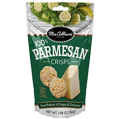 Mrs. Cubbison's Copeaux de fromage, parmesan, 56 ml - Publicité Mrs. Cubbison's Copeaux de fromage, parmesan, 56 ml - Publicité