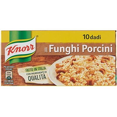 Knorr Italian Stock Cube with Porcini Mushrooms 100g, Pack of 3 - Publicité Knorr Italian Stock Cube with Porcini Mushrooms 100g, Pack of 3 - Publicité
