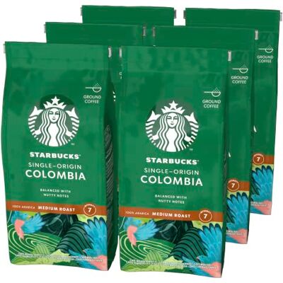 Starbucks Modèle - Origine unique Colombie - Café moulu 200 g Pack de 6 - Publicité Starbucks Modèle - Origine unique Colombie - Café moulu 200 g Pack de 6 - Publicité