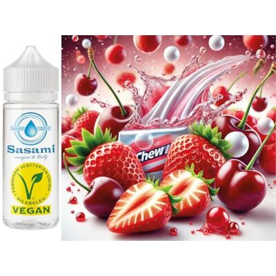 Sasami Chewing-gum Berrylicious Bubble arôme concentré Vegan 10 ml - Publicité Sasami Chewing-gum Berrylicious Bubble arôme concentré Vegan 10 ml - Publicité