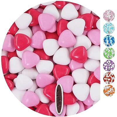 EinsSein 1kg Dragees mariage au chocolat cœur Mix médium blanc-rose-rose foncé brillant dragées baptême communion amandes feter et recevoir fêter de fete couleur pas cher aux bombe tag voir mes etui - Publicité EinsSein 1kg Dragees mariage au chocolat cœur Mix médium blanc-rose-rose foncé brillant dragées baptême communion amandes feter et recevoir fêter de fete couleur pas cher aux bombe tag voir mes etui - Publicité