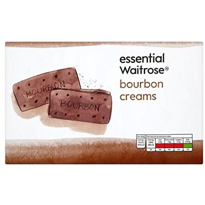 Waitrose Crèmes Bourbon Biscuits 400G Essentiel (Paquet de 6) - Publicité Waitrose Crèmes Bourbon Biscuits 400G Essentiel (Paquet de 6) - Publicité