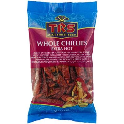TRS Chillies, Whole, Extra Hot, 100g - Publicité TRS Chillies, Whole, Extra Hot, 100g - Publicité