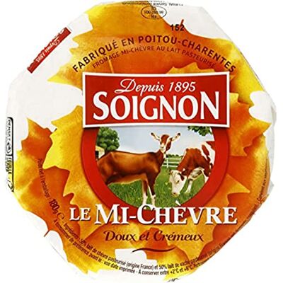 Saules Fabrika SOIGNON Fromage de mi-chèvre 180 g - Publicité Saules Fabrika SOIGNON Fromage de mi-chèvre 180 g - Publicité