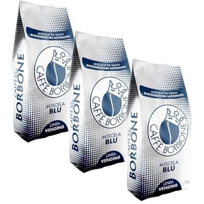 Caffè Borbone Borbone Lot de 3 kg de café en grains, qualité bleue - Publicité Caffè Borbone Borbone Lot de 3 kg de café en grains, qualité bleue - Publicité