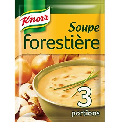 Knorr Soupe Forestière Champignons pour 3 Personnes 85g Lot de 5 - Publicité Knorr Soupe Forestière Champignons pour 3 Personnes 85g Lot de 5 - Publicité