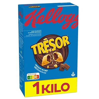 Kellogg's Céréales Trésor Chocolat au Lait 1Kg - Publicité Kellogg's Céréales Trésor Chocolat au Lait 1Kg - Publicité