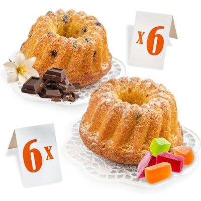 OU YES! 12 pièces x 51 g – Mix de muffins 2 variétés – avec morceaux de marmelade et vanille avec morceaux de chocolat – emballage individuel – emballages prêts à emporter – poids net 612 g - Publicité OU YES! 12 pièces x 51 g – Mix de muffins 2 variétés – avec morceaux de marmelade et vanille avec morceaux de chocolat – emballage individuel – emballages prêts à emporter – poids net 612 g - Publicité