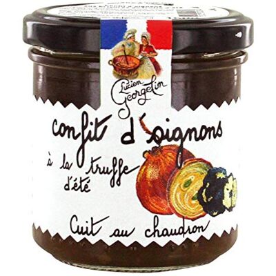 LUCIEN GEORGELIN Confit d'Oignon à la Truffe d'Eté 150g Lot de 3 - Publicité LUCIEN GEORGELIN Confit d'Oignon à la Truffe d'Eté 150g Lot de 3 - Publicité