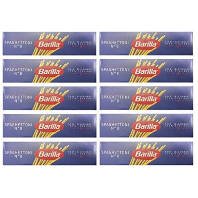 Barilla 10 x Vermicelli (Spaghetti) No. 8 Pâte italienne 500 g - Publicité Barilla 10 x Vermicelli (Spaghetti) No. 8 Pâte italienne 500 g - Publicité