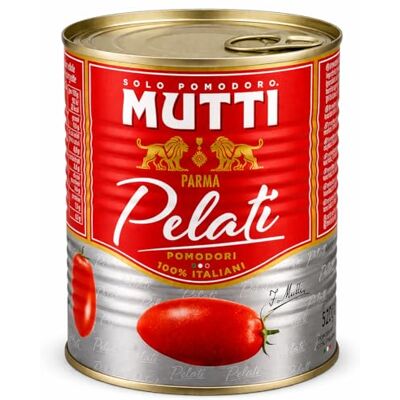 Mutti Tomates Pelées Conserve, 800g - Publicité Mutti Tomates Pelées Conserve, 800g - Publicité