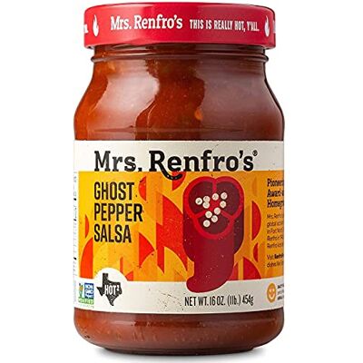 Mrs. Renfro's Mrs Renfro ghost pepper salsa 454g - Publicité Mrs. Renfro's Mrs Renfro ghost pepper salsa 454g - Publicité