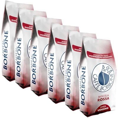 Caffè Borbone Café en grains mélange ROUGE Vending 1 kg x 6 - Publicité Caffè Borbone Café en grains mélange ROUGE Vending 1 kg x 6 - Publicité